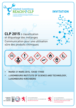 Flyer d`invitation - Luxembourg Institute of Science and Technology