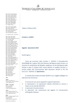 Circolare 6 - 2015 Spesometro 2014.pdf