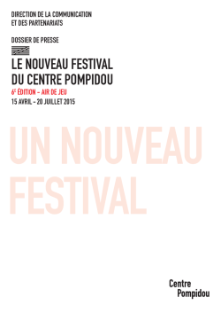 Dossier de presse (PDF - 1,47 MB)