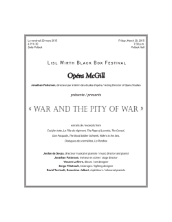 « war and the pity of war »