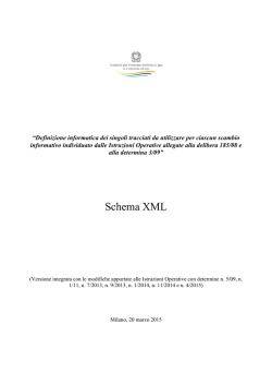 Allegato B - Schema XML - Autorit&agrave; per l`energia elettrica e il gas