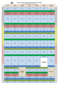 grille horaire - t&eacute;l&eacute;vision r&eacute;gionale haute-c&ocirc;te-nord - TVR-7