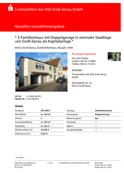 Print-Exposé  - Sparkassen