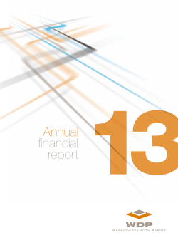 Annual financial report