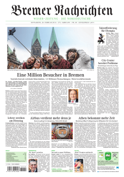 Eine Million Besucher in Bremen