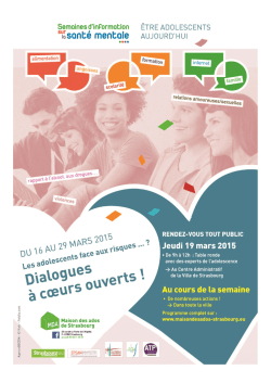 Voir le programme d&eacute;taill&eacute; de l`ensemble &eacute;v&eacute;nements