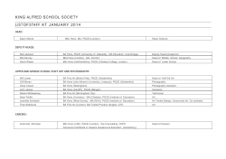 here - The King Alfred School