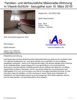 Exposé als PDF - IAS Immobilienagentur Süd