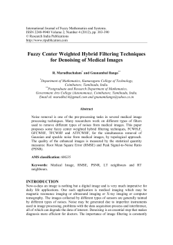 Fuzzy Center Weighted Hybrid Filtering Techniques for Denoising of