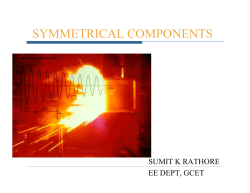 SYMMETRICAL COMPONENTS