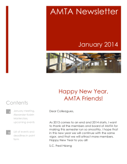 January 2014 - Atlanta Music Teachers Association