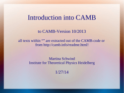 introductory slides