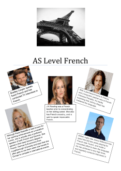 AS Level French
