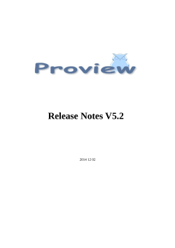 Release Notes V5.2