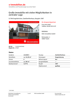 Print-Exposé  - Sparkassen