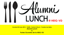 Voir l`invitation - HEIG-Vd