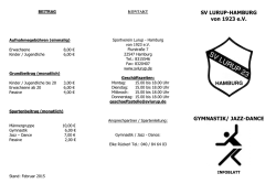 Gymnastik - SV Lurup