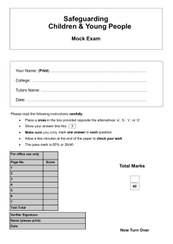 Download Mock Exam (pdf)