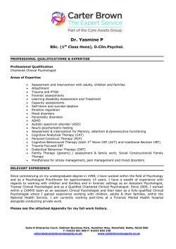 Download CV - Carter Brown