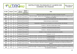 instructions techniques et cahiers des charges en - UTAC-OTC