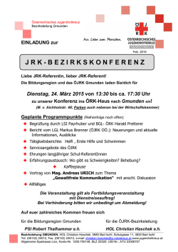 JRK-BEZIRKSKONFERENZ