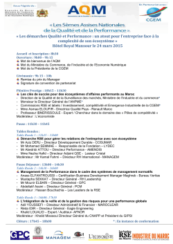 Programme assises 2015