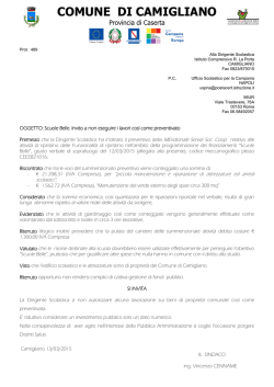 Invito dirigente Scuole Belle