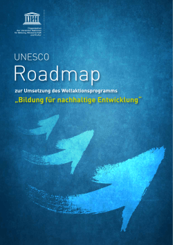 UNESCO Roadmap zur Umsetzung des Weltaktionsprogramms