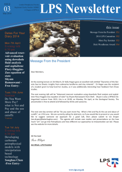 Download March 2014 Newsletter