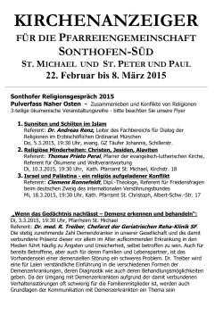 22.02. - 08.03.2015 - St. Michael Sonthofen