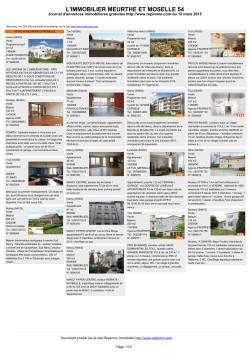 Journal immobilier 54