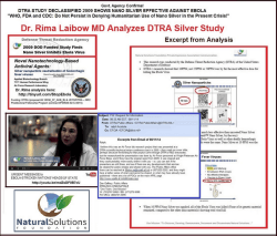Dr. Rima Laibow MD Analyzes DTRA Silver Study