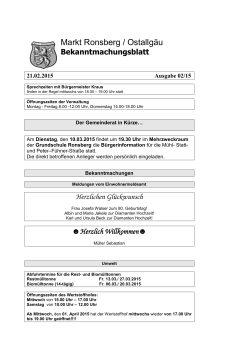 Bekanntmachungsblatt 02