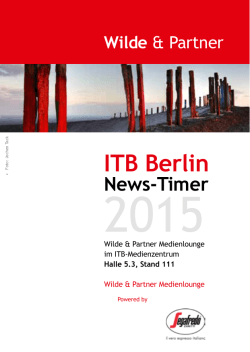 ITB Berlin - Wilde & Partner