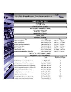 2014 Fact Sheet for Sponsors - PCI-SIG