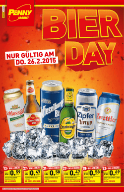 DO. 26.2.2015 NUR GÜLTIG AM