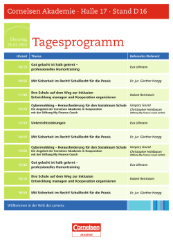 DownloadAkademie Messeprogramm