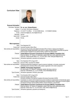 Dr Viviane Brunne - School of Social Sciences (SMU)