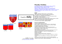 Famille d`Ailly - Racines & Histoire
