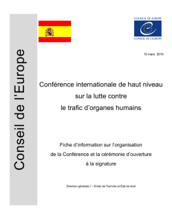International Conference on the Council of Europe Convention