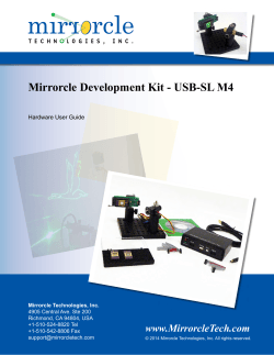 Mirrorcle Development Kit - USB-SL M4
