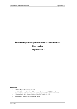 Dispensa - Dipartimento di Scienze Chimiche