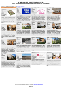 Journal immobilier 31