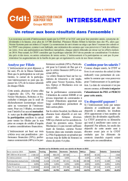 Int&eacute;ressement - Cfdt