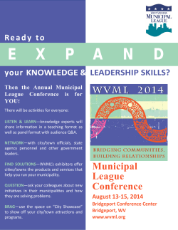 WVML Annual Conference Registration Packet