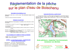 Règlement du plan d`eau de Rochechouart