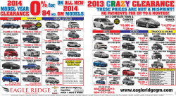 2013 CRAZY CLEARANCE