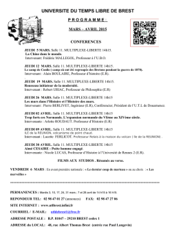 Document - UTL de Brest