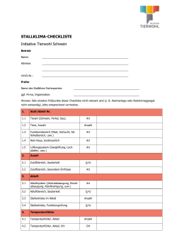 Stallklima-Checkliste Stand: 27.02.2015 PDF, 59