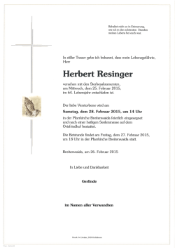 Herbert Resinger